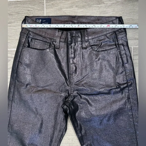 GAP high-rise Baby Boot jeans size 4/27R NWOT - Picture 3 of 10